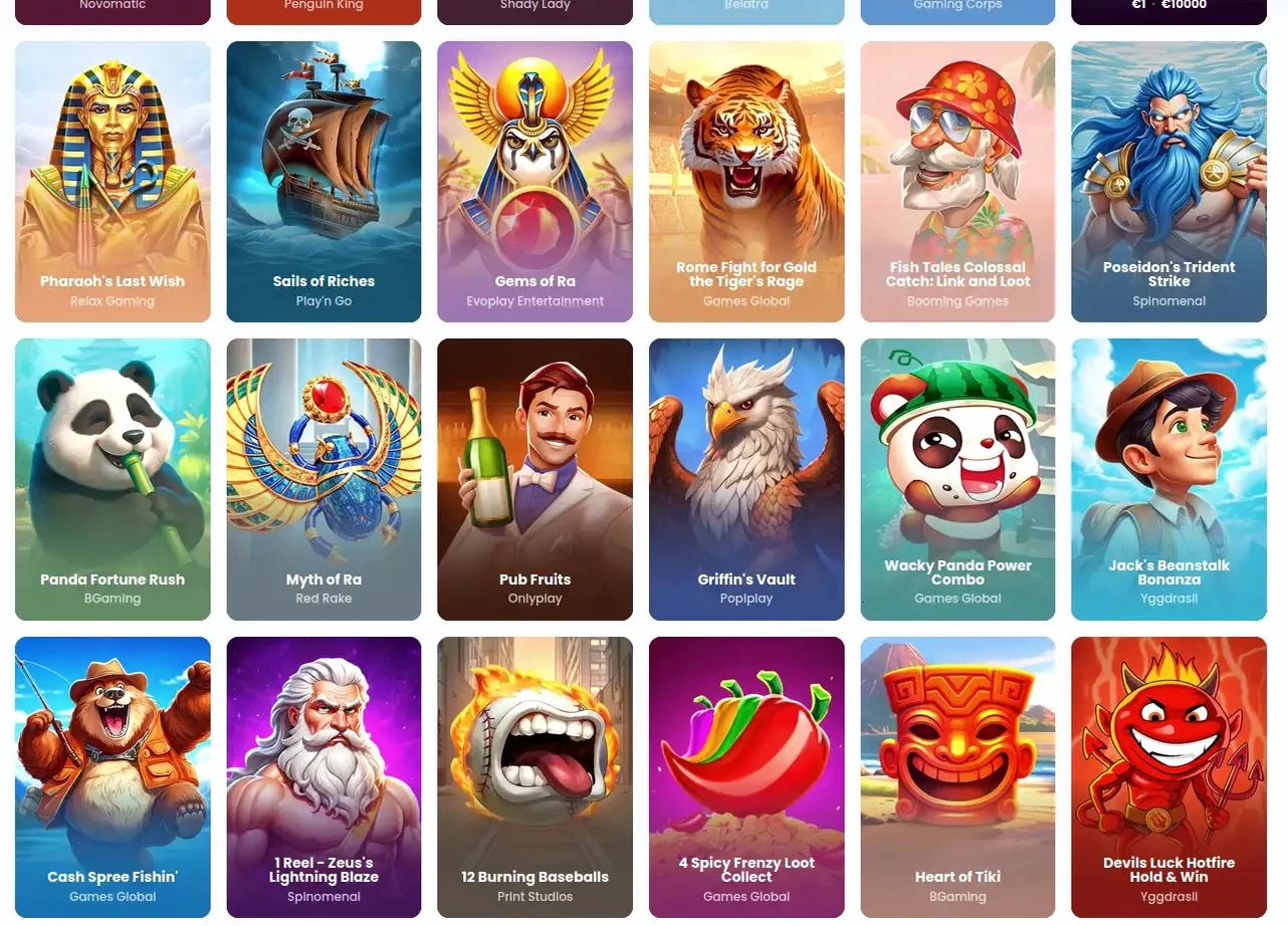 Игровой каталог Admiral X